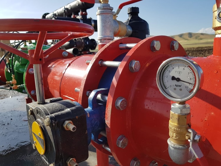 Гравитационная крупномасштабная ирригационная система в Азербайджане